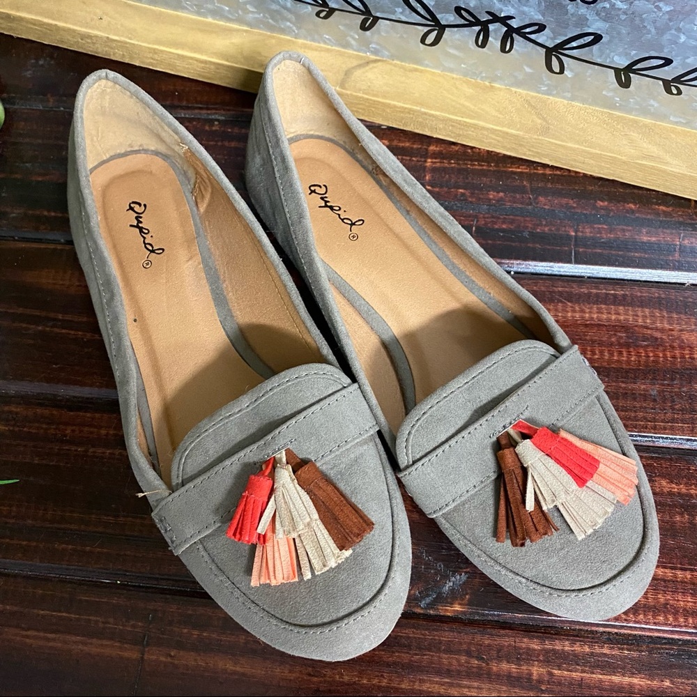 Qupid Flats Tassel Loafers 8 1/2